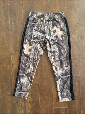Under Armour Mossy Oak Break-Up Camo Capri Leggings Women's Size L